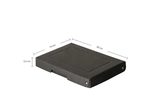 PureBox Black 190x130 25mm