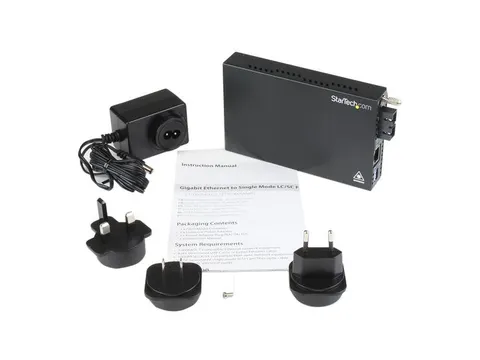 Gigabit Ethernet Single-mode Glasvezel Converter Sc 40 Km