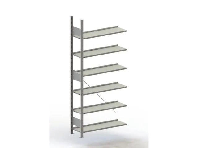 Inhaakstelling Aanslagrand Aanbouwveld 2200x1000x300mm 6legborden