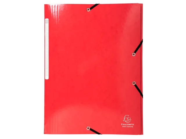 Iderama Elastomap 3 Kleppen Rugetiket Assorti Kleuren Karton