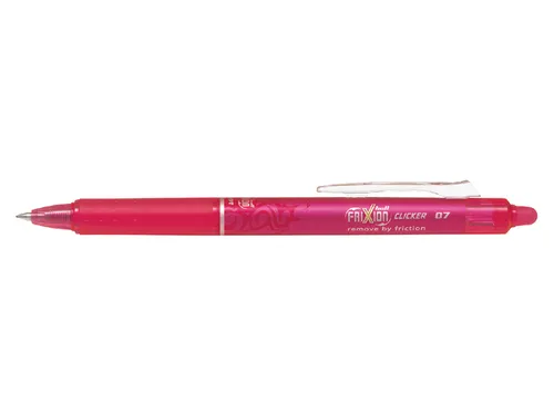 Rollerpen Pilot Frixion Ball Clicker 0.7mm Medium punt Roze