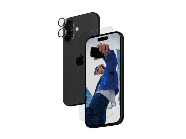 PanzerGlass 2-in-1 Bundle iPhone 16, Apple, Apple - iPhone 16, Drog