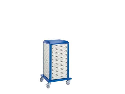 gereedschapswagen,HxBxD 1260x700x700mm,4geperforeerde platen buiten