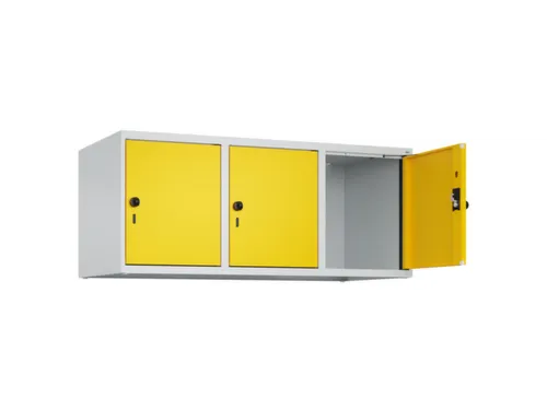opzetkast,v. locker,3vak.,vak B 400mm,HxBxD 500x1200x500mm
