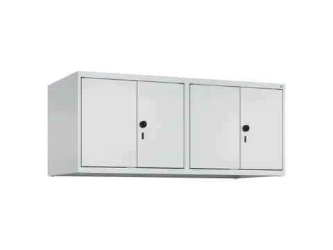 opzetkast,v. locker,4vak.,vak B 300mm,HxBxD 500x1200x500mm,vleugeldeur