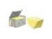 Memoblok Post-it 655-1B recycled 76x127mm canary yellow 6 stuks