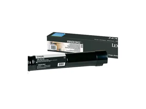 Cartouche Toner Lexamrk X950x2KG Noir