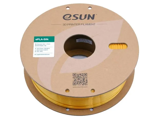 eSUN 3D printer Filament ePLA-Silk 1,75mm Goud 1kg