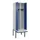locker met bank,voor scheiding van kleding,HxBxD 2120x600x815mm,2vak