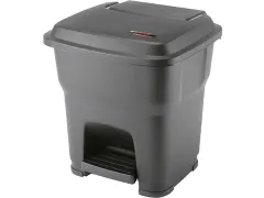 poubelle à pédale Hera 35 l, noir