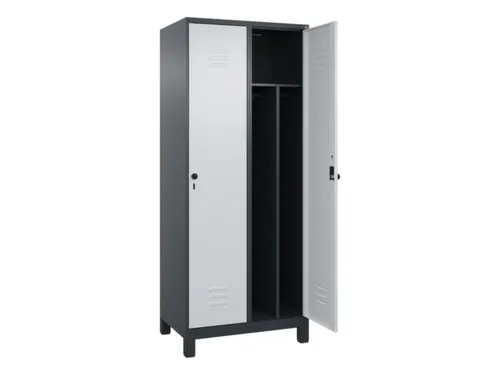 locker voor scheiding van kleding,HxBxD 1950x800x500mm,2vak