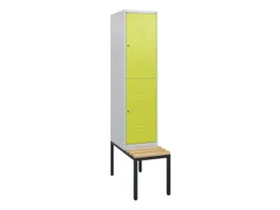 Dubbeldekse dekenkist,HxBxD 1950x400x815mm,1x2vak.,vak B 400mm