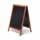 Krijtstoepbord Classic 55x85cm Lichtbruin