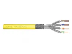 Cat 7A S/FTP installatiekabel 1500 MHz Dca AWG 22/1 100m ring SX Geel