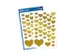Folie etiket Z-design Creative gouden hartjes