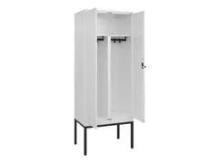 PBM-locker,HxBxD 2120x800x500mm,2vak,vak B 400mm,draaigrendel