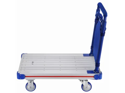 Aluminium-Duwbeugelwagen,In-/Uitklapb.,Draagverm. 200Kg