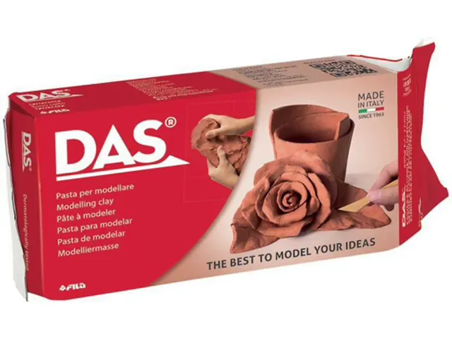 Boetseerklei DAS luchthardend 500 gram terracotta