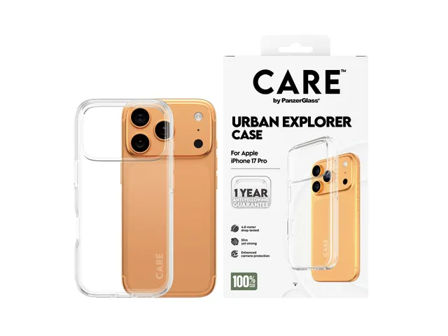 PanzerGlass CARE by Urban Explorer Case Transparent iPhone 17 Pr