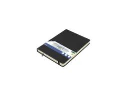 Schetsboek Kangaro A5 zwart PU HC 80 blad 140gr roomwit met elastiek e