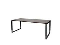 Domino Plus Bureau Hoogte Verstelbaar 2000x900mm Logan Eiken Zwart