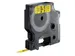 Labeltape Dymo 43618 LabelManager D1 polyester 6mm zwart op geel