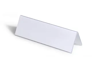 Tafelnaambord Durable 8052 61x210mm Transparant - 3