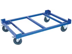 Onderwagen Eurobakken En Pallets Staal 1200x800mm 1000kg Ral5010