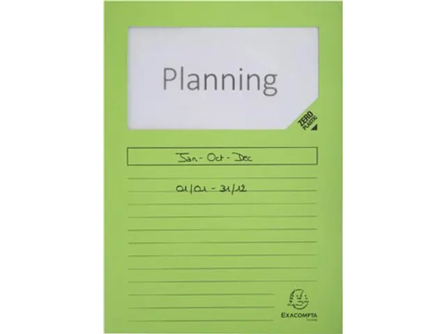 L-map Forever voor A4 25 stuks lichtgroen