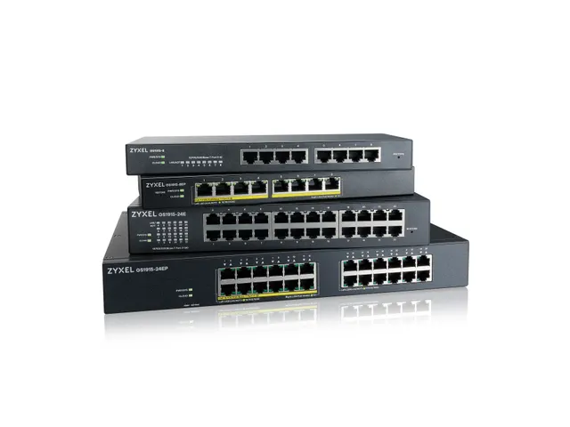 GS1915-24E, 24-port GbE Smart hybrid mode Switch, standalone or Nebula