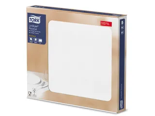 Placemat Tork Linstyle Premium 2-laags 390x300mm 100 vel wit 474401 - 3