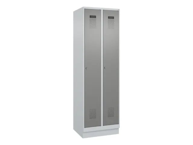 locker voor scheiding van kleding,HxBxD 1950x600x500mm,2vak