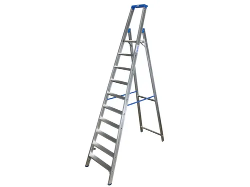 Ladder Aluminium Bordes H 2 35M 10Treden Incl. Bordes
