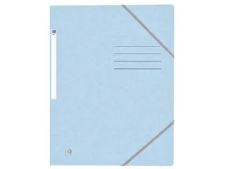 Elastomap Oxford Top File+ A4 pastel blauw karton - 1