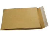 Envelop akte Balg 250x350mm zelfklevend 90gr bruin 250stuks