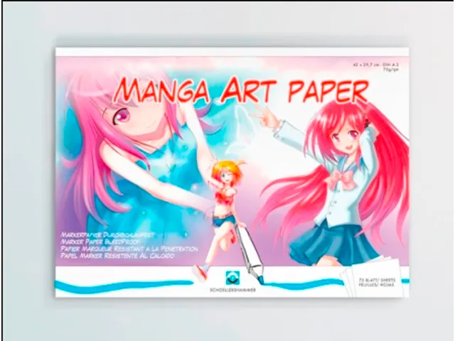 Manga Tekenblok 23100 A4 110 Gram Blok 75 vel