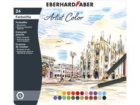 kleurpotloden Eberhard Faber Artist Color metaaletui a 24 stuks