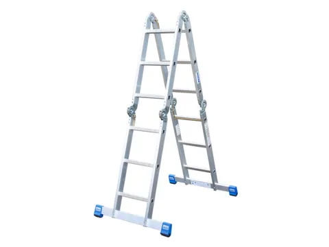 multifunctionele vouwladder,4x3,sporten,balk L 3,55m,aluminium