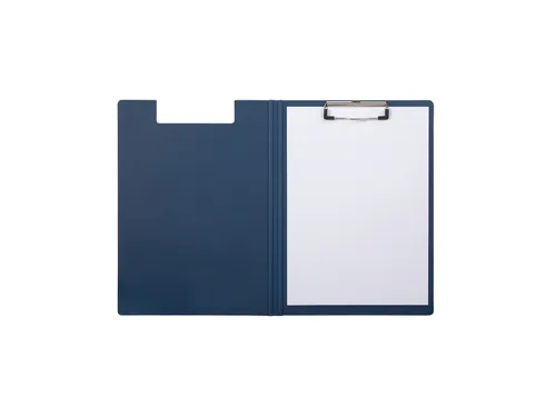 Klembordmap MAULbalance A4 versterkt karton rug 8mm blauw