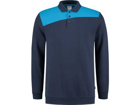 Tricorp 302004 polosweater, inktblauw/blauw, maat 3XL, per stuk