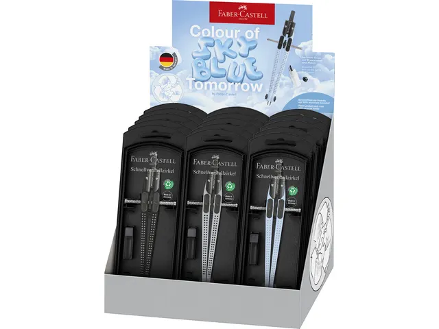 Snelverstelpasser Faber-Castell display 15x Faber-Castell Grip trend a