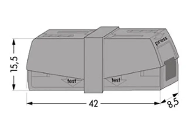 Serviceklem Voor Verlichting, Grijs