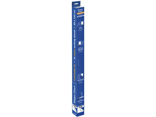 Magic-Chart Legamaster flipchart XL 90x120cm wit met ruit