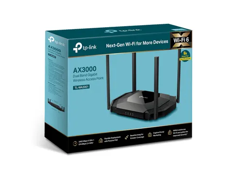 TP-Link TL-WA3001, 2,4 GHz, 5 GHz, 2402 Mbit/s, SNMP, WPA, WPA-Enterpr