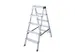 Lichte Universele Trapladder Tweezijdig 1.18m H 0 86m 2x5treden