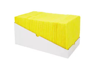 Sopdoek P42007 Geel A kwaliteit 38x40cm 1/4 Vouw 65 Stuks - 1
