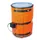 Verwarmingsmantel,V. 200L Vat,Buiten Glasvezel/Silicone,Oranje