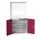 lessenaarkast achterwand 2000x1050x550mm 2 legbord/1lade RAL3004