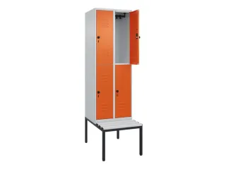 Dubbeldekse dekenkist,HxBxD 2120x600x815mm,2x2vak.,vak B 300mm - 2
