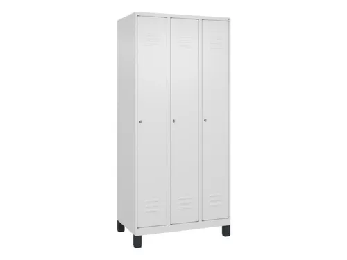 locker,HxBxD 1950x900x500mm,3vak,vak B 300mm,cil.-slot,voeten